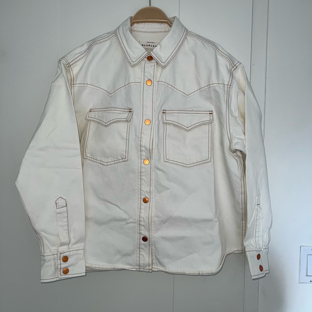 SLVRLAKE Button Down Denim Jacket